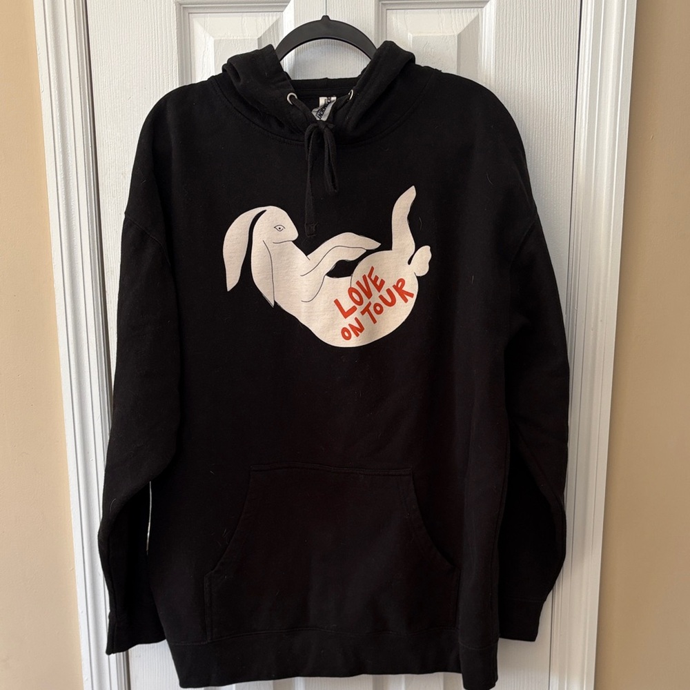 Love On Tour Black Hoodie